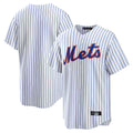 PHIN NY.Mets Blank Player White Home Game Stitched Jerseys