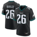 PHIN P.Eagles #26 Saquon Barkley Black Alternate Game Jersey Stitched American Stitched Jerseys