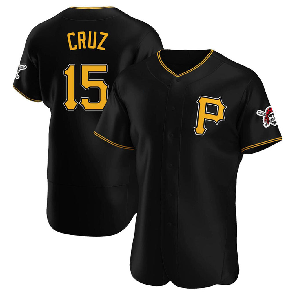 PHIN P.Pirates #15 Oneil Cruz Player Black Alternate 2025 Home Limited Elite Stitched Jerseys