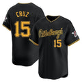 PHIN P.Pirates #15 Oneil Cruz Player Black Home Limited Stitched Jerseys
